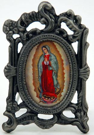 Our Lady of Guadalupe Pewter Frame MOPF-G