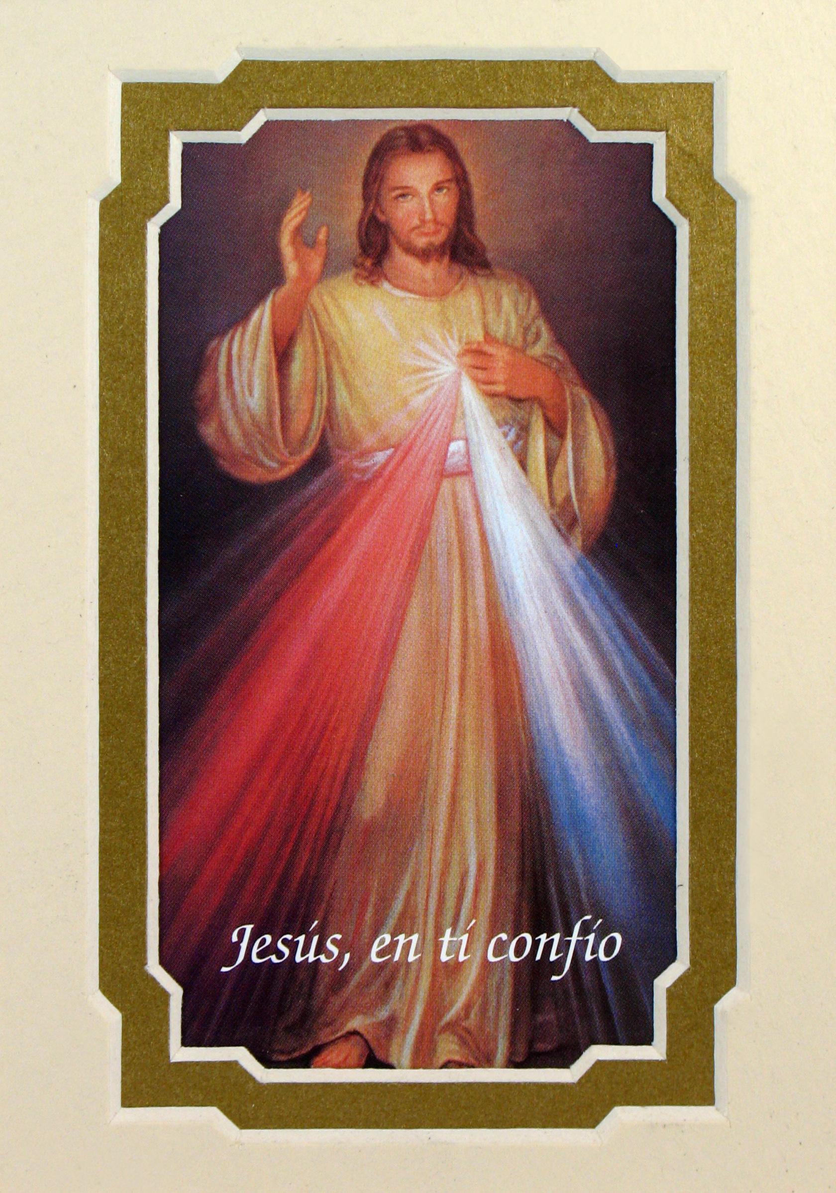 The Divine Mercy  Spanish 3x5 Prayerful Mat #35MAT-DM-SP