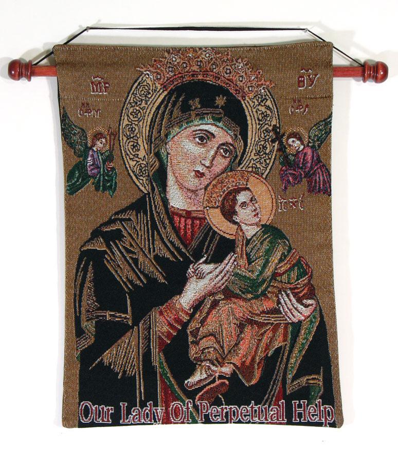 Perpetual Help 13x18 Tapestry Wall Hanging #1318-PH