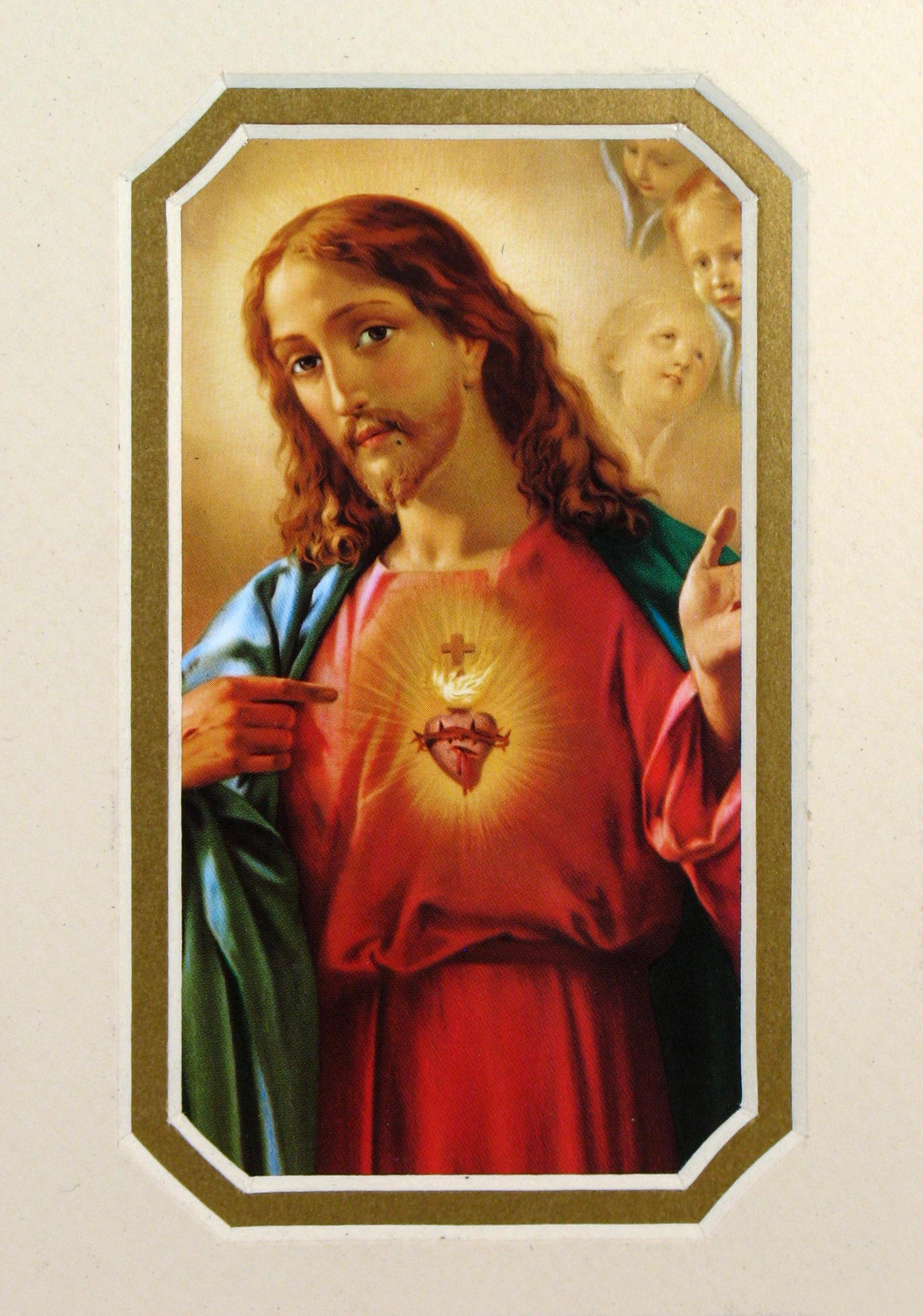 Sacred Heart of Jesus 3x5 Prayerful Mat #35MAT-SHJ(M)