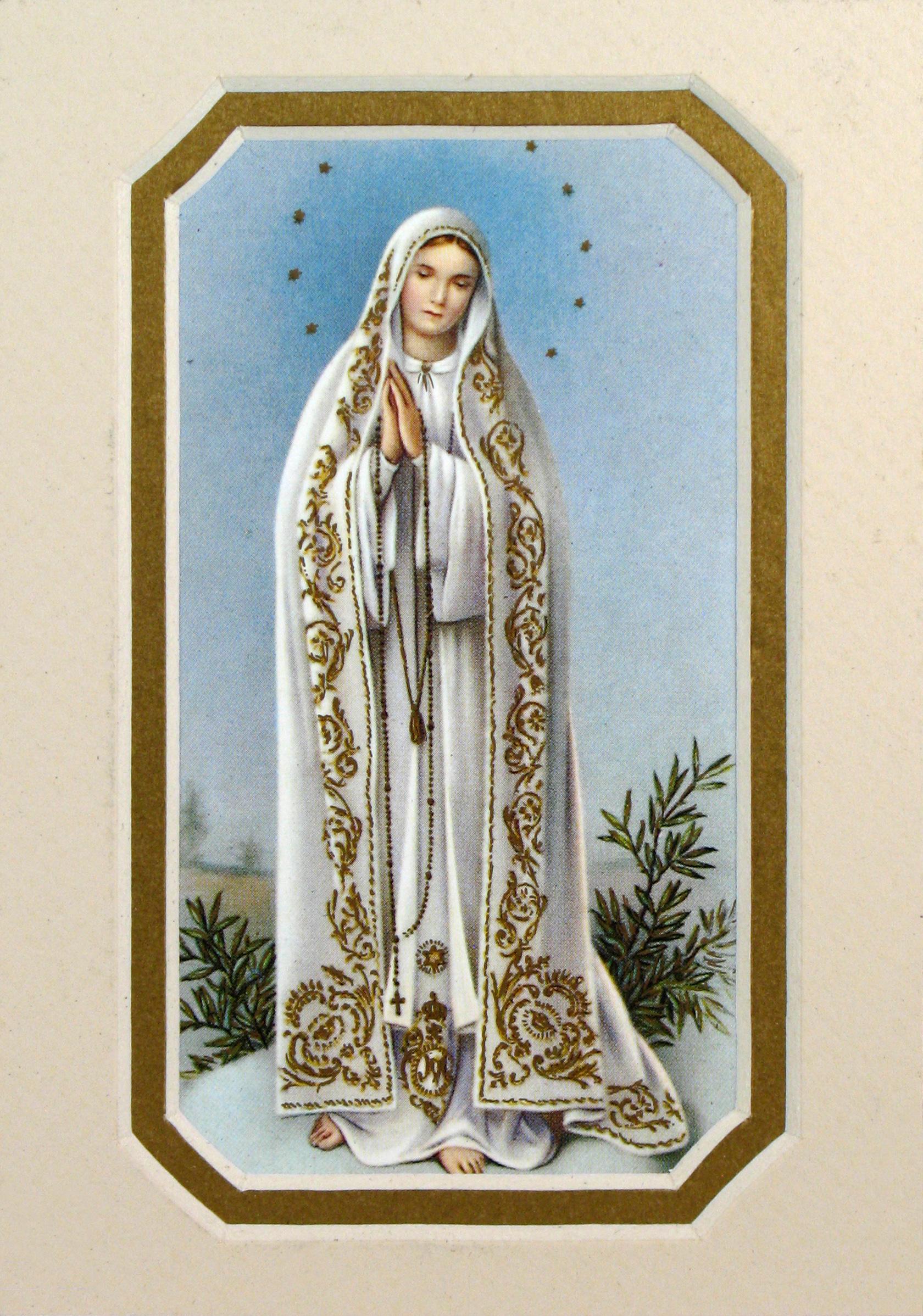 Our Lady of Fatima 3x5 Prayerful Mat #35MAT-OLF