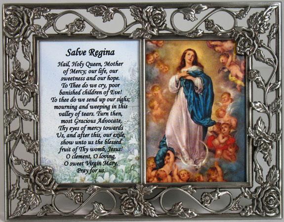 Immaculate Conception Pewter Frame #23DPF-IC