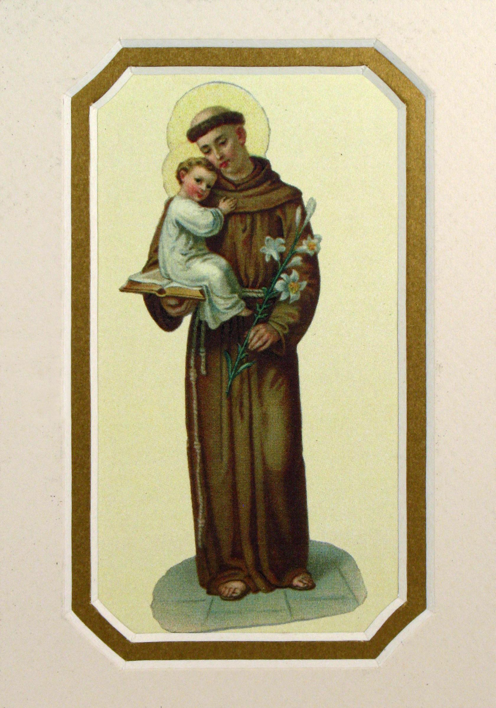 St. Anthony of Padua 3x5 Prayerful Mat #35MAT-STA(b)