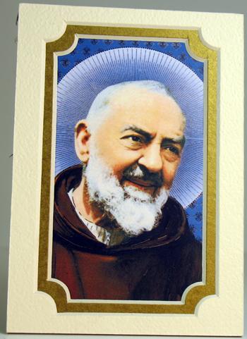 Saint Pio Gold 3x5 Mat #35MAT-PP4