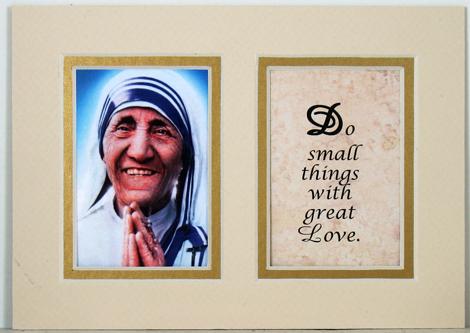 Mother Teresa 5x7 Mat 57MAT-MT2