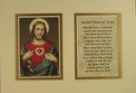 Sacred Heart of Jesus  5x7 Mat with Prayer #57MAT-SHJ7