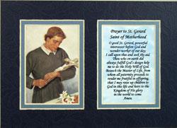 St. Gerard 5x7 Mat with Prayer #57MAT-STG