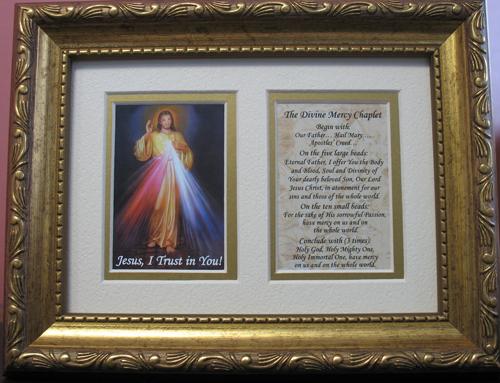 The Divine Mercy 5x7 Frame Prayer #57MF-DM