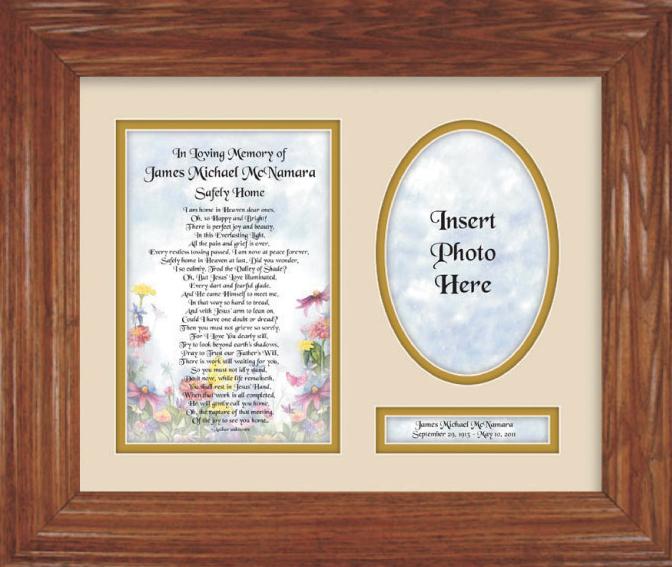 Template Safely Home Plaque 20108