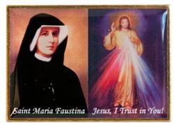 Divine Mercy and St Faustina  Lapel Pin #130