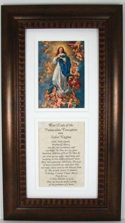 Immaculate Conception Bronze Frame #4624-IC