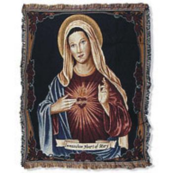 Immaculate Heart of Mary Blanket #COV-IHM-N