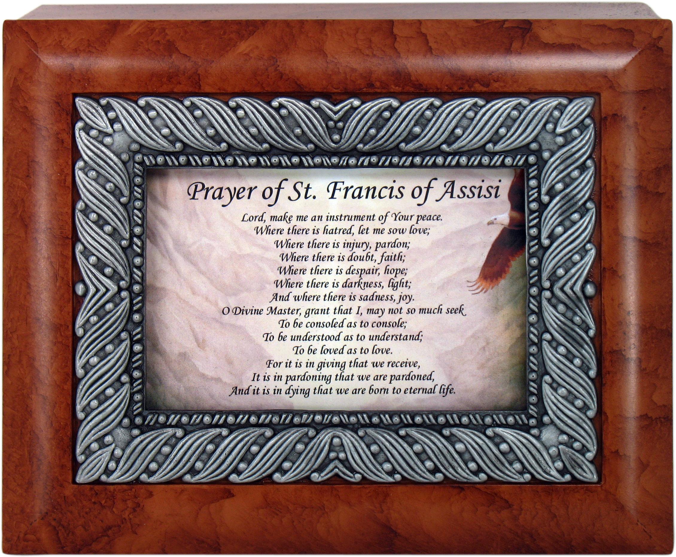 Prayer to St Francis 4x5 Keepsake Box #SJBX-PSTF