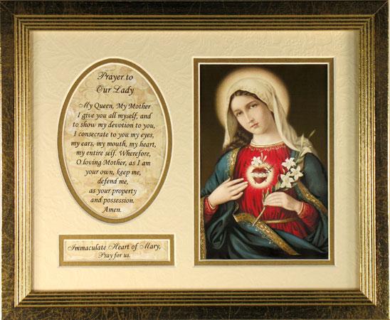 Immaculate Heart Plaque #MFS-IHM7