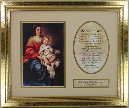 Our Lady of the Rosary Plaque  #MFS-OLR