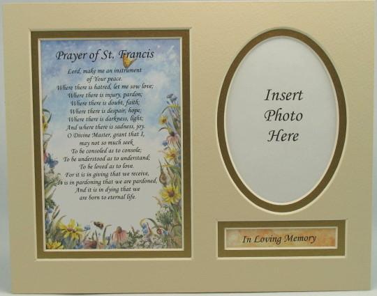 Prayer to St. Francis 8x10 Ready to frame mat #810M-PSTF