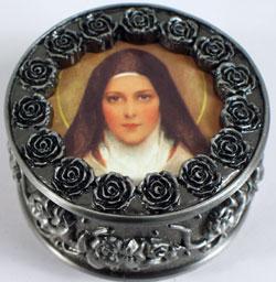 St. Therese Rosary Box #PRBX-STT