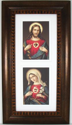 Sacred and Immaculate Heart Frame #4624-HB7