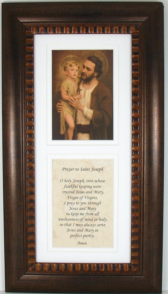 St. Joseph Bronze Frame #4624-STJOE