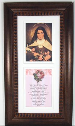 St. Therese Bronze Frame #4624-STT