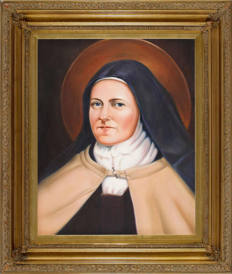 St. Therese Oil Canvas Painting #2623-STT4