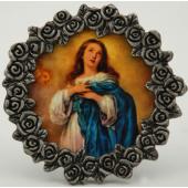Immaculate Conception Mini Pewter Frame #MPF-IC