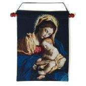Madonna and Child 13x18 Tapestry Wall Hanging #1318-MCb