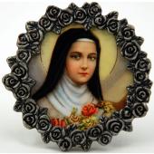 St Therese Pewter Frame #MPF-STT