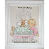 My First Prayer Plaque for Girl #810F-FP-G