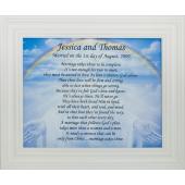 Personalized Marriage takes Three Plaque #810F-MT3-P
