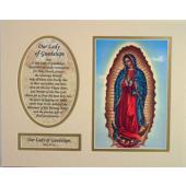 Our Lady Guadalupe 8x10 Ready to frame mat #810M-G