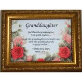 Granddaughter 5x7 Plaque #57F-GRD