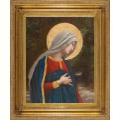 Our Lady with Child Oil Canvas Painting #2636-LC