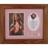Immaculate Heart of Mary 8x10 plaque #MFS-O-IHM4