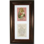 Our Lady of the Rosary Bronze Frame #4624-OLRB