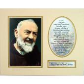 Padre Pio 8x10 Ready to frame Mat  #810M-PP