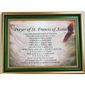 Prayer to St. Francis 5x7 Plaque #57F-PSTF(2)