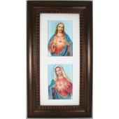 Sacred and Immaculate Heart Frame #4624-HB