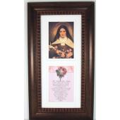 St. Therese Bronze Frame #4624-STT